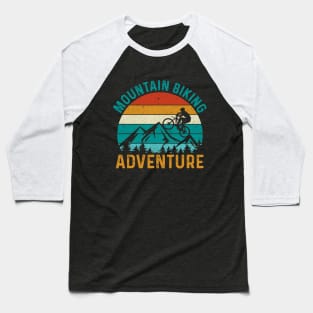 Mountain biker , outdoor camping, biking adventure , hiking, trekking, camping lover, vacation, holiday Baseball T-Shirt